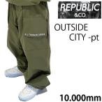 REPUBLIClipa желтохвост k одежда для сноуборда OUTSIDE CITY -pant / OLIVE широкий толстый брюки (2026,25-26) сноуборд 