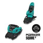  маркер (габарит) крепления SQUIRE 11 черный × зеленовато-голубой MARKERsk провод (25-26 2026) Free Ride Freestyle лыжи крепления 