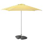 [IKEA/ Ikea / почтовый заказ ]HOGON сигнал go-n/ IGGONigo-n зонт фундамент есть, "теплый" белый яркий желтый / полоса темно-серый, 270 cm[HD](19621491)