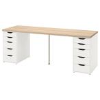 [IKEA/ Ikea / почтовый заказ ]LAGKAPTEN ковер капсулпа тонн / ALEXareks стол, белый stain дуб / белый, 200x60 cm[4](29417654)