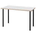 [IKEA/ Ikea / почтовый заказ ]LAGKAPTEN ковер капсулпа тонн / ADILSoti белка стол, белый уголь / черный, 120x60 cm[5](29508404)