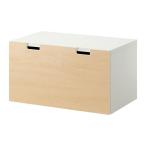 IKEA/ Ikea STUVA место хранения bench, белый, береза 