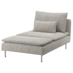 【IKEA/イケア/通販】SODERHAMN ソーデルハムン カバー 寝椅子用, ヴィーアルプ ベージュ/ブラウン…[D](40454490)