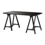 IKEA/ Ikea LINNMON/ODDVALD стол, черный Brown, черный 