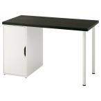 [IKEA/ Ikea / почтовый заказ ]LAGKAPTEN ковер капсулпа тонн / ALEXareks стол, черный Brown / белый, 120x60 cm[4](59510938)