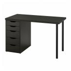 [IKEA/ Ikea / почтовый заказ ]LAGKAPTEN ковер капсулпа тонн / ALEXareks стол, черный Brown / черный, 120x60 cm[4](69417058)
