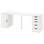 [IKEA/ Ikea / почтовый заказ ]LAGKAPTEN ковер капсулпа тонн / ALEXareks стол, белый, 200x60 cm[4](69521696)
