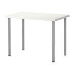 IKEA/ Ikea LINNMON/ADILS стол, белый, серебряный цвет 