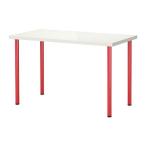 IKEA/ Ikea LINNMON/ADILS стол, высокий блеск белый, красный 