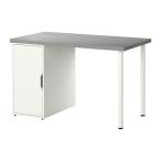 IKEA/ Ikea LINNMON/ALEX стол, серый, белый 