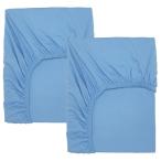 [IKEA/ Ikea / почтовый заказ ]LEN полоса box простыня детская кроватка для, голубой, 60x120 cm[A](70427103)