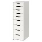[IKEA/ Ikea / почтовый заказ ]ALEXareks выдвижной ящик единица ( выдвижной ящик ×9), белый, 36x116 cm[H](70486140)