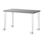 IKEA/ Ikea LINNMON/KRILLE стол, серый, белый 