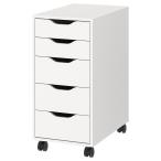[IKEA/ Ikea / почтовый заказ ]ALEXareks выдвижной ящик единица с роликами ., белый / черный, 36x76 cm[CA](99422218)