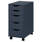 [IKEA/ Ikea / почтовый заказ ]ALEXareks выдвижной ящик единица с роликами ., черный голубой,36x76 cm[EA](99582674)