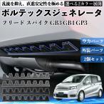 本田 フリード スパイク GB3 GB4 GP3 ボルテックスジェネレータ シェブロン形状 実効空力デバイス リアディフューザー ブラック 2本セット WeCar