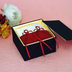 リングピロー 完成品 和風 紅梅 結婚式 ウェディング