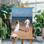  фотография . welcome board .[A4~A1po старт -/ panel / парусина ] свадьба название inserting свадьба бесплатная доставка 