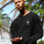 ACE FLAG ロンT 大きいサイズ エースフラッグ Tシャツ 長袖 おしゃれ かっこいい 大麻 マリファナ ヘンプ ロゴ 刺繍