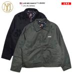 LIVE MECHANICS アウター 秋 長袖 中綿 ジャケット ブルゾン 大きいサイズ ライブメカニクス パデッドジャケット 防寒着 総柄 襟付き ビッグシルエット 暖かい