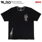 LRG Tシャツ 半袖 メンズ 春夏用 黒 大きいサイズ エルアールジー キリン ジラフ 動物 アニマル サファリ ヤシの木 パームツリー ビッグシルエット b系