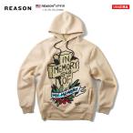 REASON パーカー ブランド スケボー フーディ 長袖 スウェット 裏起毛 大きいサイズ リーズン フードパーカー トップス オーバーサイズ ビッグシルエット