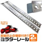 スチールラダーレール 軽量 バイク用 スチールラダーレール バイクスロープ  2本セット