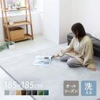 ショッピング低反発 ラグ カーペット 185×185cm 洗える ラグマット 低反発 厚手 オールシーズン 全4色 抗菌 防ダニ 秋 冬 北欧 絨毯 おしゃれ 丸洗い可能 床暖房対応 滑り止め