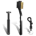 FineGood ゴルフアイアンブラシ ブラシ メンテナンス用品 クリーニング 溝クリーナー　清潔用ブラシ 多様途 便利