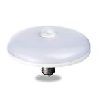 LED電球 人感センサー ライト E26口金 昼光色 6500K 直径150mm シーリングライト 4~6畳 15W 1500lm 150W相当