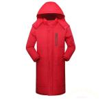 ベンチコートキッズジュニア学生裏ボア中綿ロングフード付き Welina（株） 防風厚手マウンテンパーカーメンズレディース 冬暖かいアウターおしゃれ