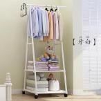  вешалка с роликами . полки 2 уровень боковой балка есть Welina тонкий одежда подставка сборка тип компактный место хранения мебель европейская одежда .. прачечная /...