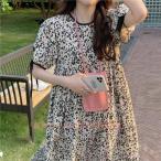 マタニティワンピース 夏 半袖 ロング丈 授乳服 Welina（株） 妊婦服 マタニティウェア 産前産後対応 体型カバー らくちん お出かけにも