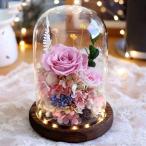  консервированный цветок стекло купол LED с подсветкой подарок Welina.. нет цветок сообщение карта &amp; сумка для покупок имеется rose подарок день рождения / память день 