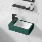 壁掛け手洗い器 ミニ洗面ボウル 陶器製 排水セット付き コンパクト 小型 Welina トイレに最適 シンプル おしゃれ 洗面鉢 手洗いボウル 省スペース