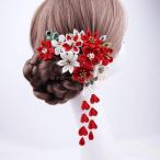 ショッピング髪飾り 髪飾り 2点セット 和装小物 つまみ細工 ヘッドドレス Welina（株） 成人式 卒業式 イベント 着物 浴衣 アレンジ レッド パープル ピンク 華やか