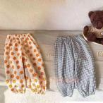 ショッピング子供服 子供服 ロングパンツ 2枚セット 2重ガーゼ 薄手 綿 Welina（株） 虫よけ 防虫 日除け 春夏用 涼しい 冷感風 無地 女の子 カジュアル