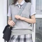  женский school вязаный V шея длинный рукав школьная форма входить . тип тоже оптимальный . унисекс дизайн Welina( АО ) весна осень . в точности . простой . стильный school вязаный 