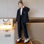 ショッピング入学式 スーツ 女の子 卒業式 パンツスーツ 女の子 小学生 フォーマルスーツ Welina（株） 入学式にも使える おしゃれセットアップ 大きいサイズ対応 卒服コーデに最適