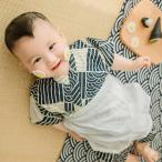 子供甚平 上下セット 男の子 女の子 和柄 綿 夏祭り 花火大会 Welina（株） 浴衣風 パジャマ ルームウェア キッズ ベビー おしゃれ かわいい ギフト