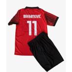 イブラヒモビッチ 背番号11 ACミラン ホーム 23/24 子供用 海外 サッカー レプリカ ユニフォーム トップス Tシャツ ズボン 半袖 特別生産