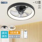シーリングファンライト シーリングファン dcモーター照明 北欧 おしゃれ 6畳 8畳 10畳 調光調色 空気循環 風量調節  扇風機 静か 天井照明 リビング キッチン