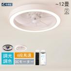 シーリングファンライト dcモーター シーリングファン 6畳 10畳 12畳 調光調色 空気循環 風量調節 北欧 おしゃれ 扇風機 天井照明 照明器具 寝室 洋室