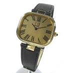 ダンヒル 1980年 ヴィンテージ シャンパンギョーシェ 32mm メンズ クォーツ 時計 925/金張り 英国ホールマークあり A248