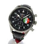 セイコー SARK017 プレサージュ 紅の豚コラボ ブラックデイト 琺瑯 600本限定 42mm クロノグラフ 自動巻 時計 SS A257