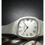 エテルナ 1970年代 ヴィンテージ マチック 3003 シルバーデイト ローマン 34mm スクエアケース 一体型 メンズ 自動巻き 時計 シルバー800