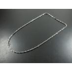 Pt850 винт узор платина длинный колье 74.2g 80cm J58