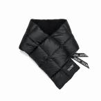 BASICDOWNSCARF　TAION（タイオン）（ベーシックダウンマフラー）-BLACK