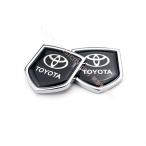 トヨタ Toyota エンブレムバッジ ステッカー 2個セットカーステッカー エンブレム プレート フェンダーバッジ シール装飾