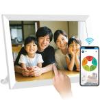 Moonka цифровая фоторамка 10.1 дюймовый wifi человек чувство сенсор 32GB встроенный фотография анимация музыка индивидуальный воспроизведение функционирование простой ... подарок 